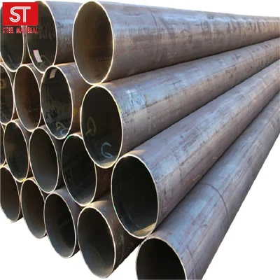 MS tubos galvanizados redondos BS1387 tubo de acero de carbono soldado ERW SA213 P91/T11 SA355 13crmo4 SA192 SA53 A160 Sch 10 Carbon Tubería y tubos de acero