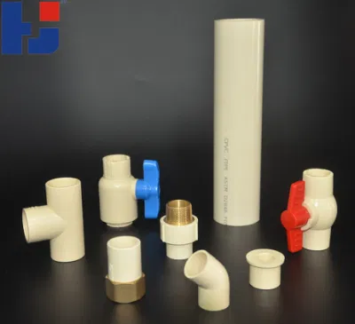 NSF demostró una alta calidad de accesorio de tubería de PVC ASTM D2846 de plástico CPVC de 90 grados.