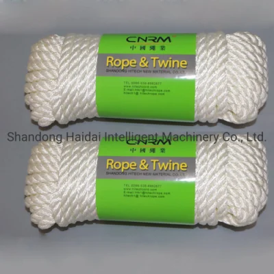  De color blanco de 12 mm 3 filamentos de la cuerda de poliéster