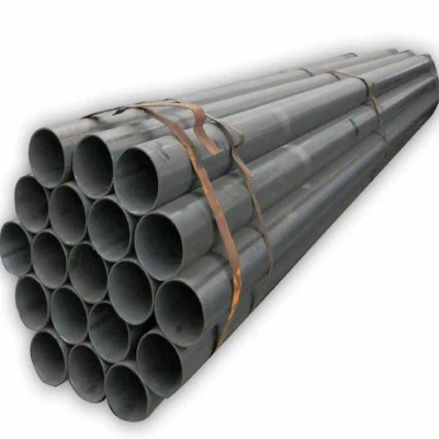  Venta en caliente ASTM A53 ERW soldadura de acero redondo PPE Tubo negro suave tubo de acero al carbono Fabricante para material de construcción