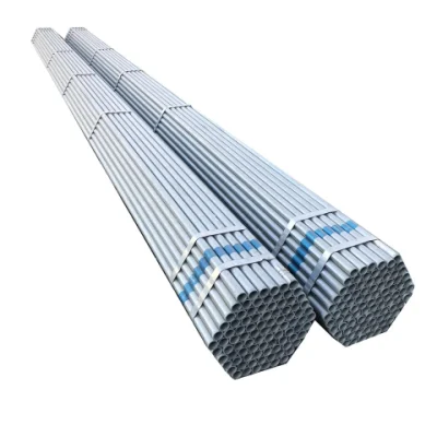 BS1387 Gi tubo de soldadura Acero tubo redondo materiales de construcción Hollow Tubería de agua cuadrada galvanizada con grandes existencias