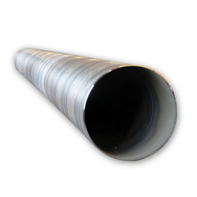 API de gran diámetro 5L grado B espiral SSAW soldar tubos de acero de carbono negro