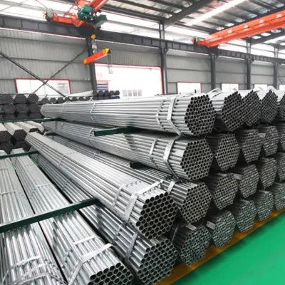  China Proveedor de bajo Precio Gran Stock Acero tubería Gi A53 Tubería de acero galvanizado laminado en caliente