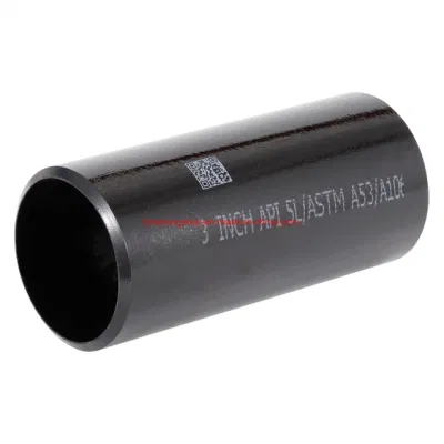  5L de la API de PSL1/ PSL2 Tubo de acero al carbono perfecta (NEGRO LAS LSM TUBO para canalización de gas y petróleo) Grado B X42 X52, X60, X65, X70, X80 Sch40 Schxs Std China