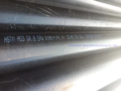 Fábrica de PMC Tubo Tubo de acero al carbono de los REG API 5L la norma ASTM A53 la norma ASTM A252 REG tubo soldado