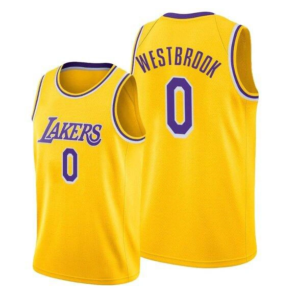 Different Colors Los Angeles Lakers #0 Westbrook Edition Shirt