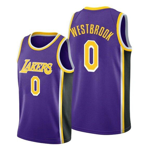 Different Colors Los Angeles Lakers #0 Westbrook Edition Shirt