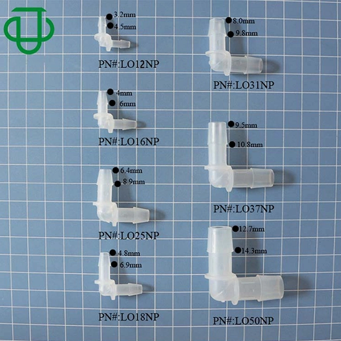 Factory Diretc 1/16&quot; to 1/2&quot;ID Tubing Hose Barb Equal Reducing Tube Connector Plastic Fitting