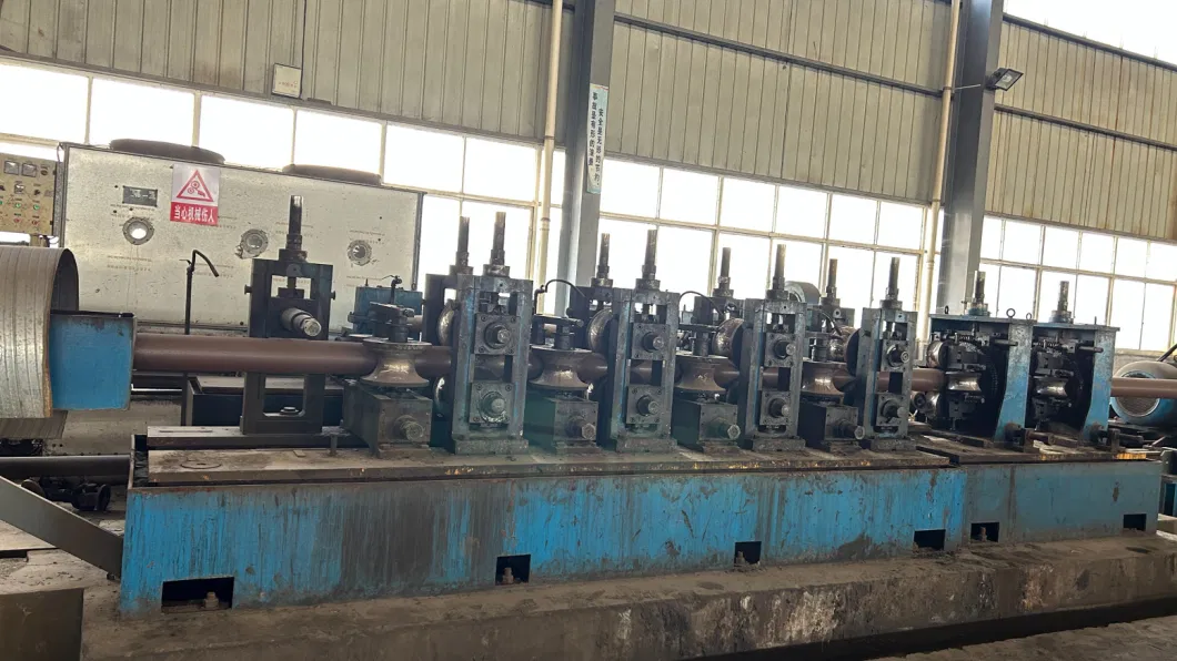 Used Steel Galvanized High Frequency Longitudinal Seam 114 Enlarged to 140 Tube Mill Line