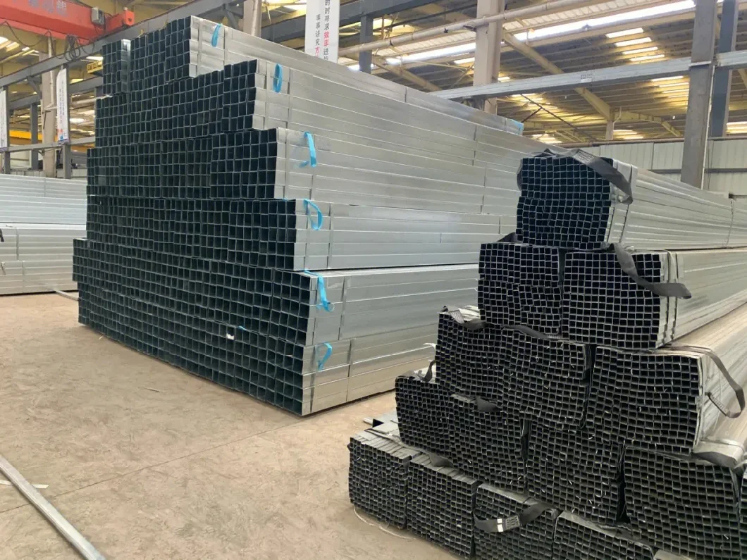 ASTM A53 A106 Carbon Welded ERW Galvanized Steel Tube Hollow Section Gi Pipes for Structural Applications