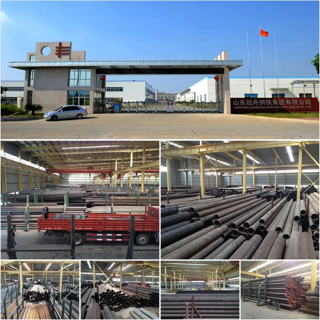 China Steel Pipe Manufacturer Ss400/St37/St52/Q235B/Q345 Black Iron Round/ Square/ Welded/ Welding/ Seamless/ ERW/ Mild/ Ms Metallic Carbon Steel Pipe Price