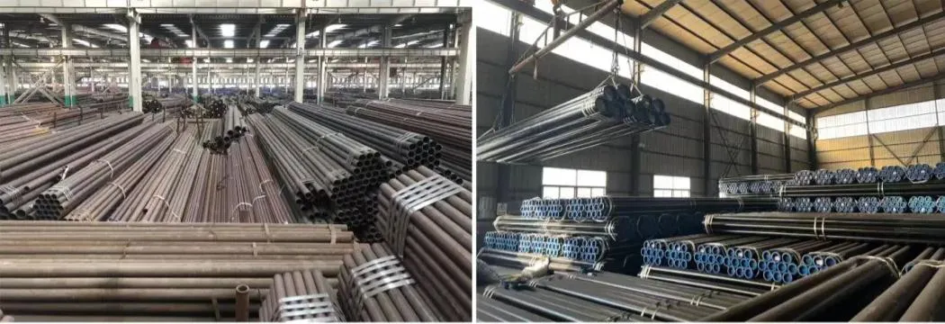 Large Quantity Available ASTM A106 A53 API 5L X42-X80 Oil and Gas Carbon/Mild Steel Seamless Pipe Ms Iron Black Hot Rolled/Cold Drawn Welded Steel Pipeline Tube