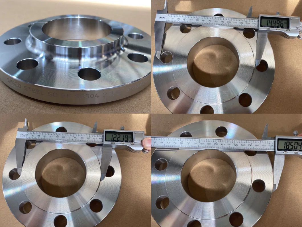 OEM Customized ANSI B16.9 F304/F321/F316 Stainless Steel Pn16 Forged Flange