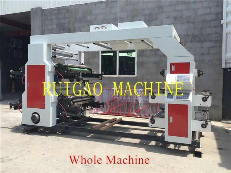 High Quality High Speed Plastic T Shirt Bag Paper Bag Cup Flexo Printer Machine Price