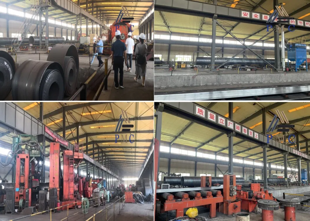 Spiral Welded Steel Pipe Large Diameter Thin Wall SSAW Saw Dsaw LSAW Low Carbon Steel Tube Seamless