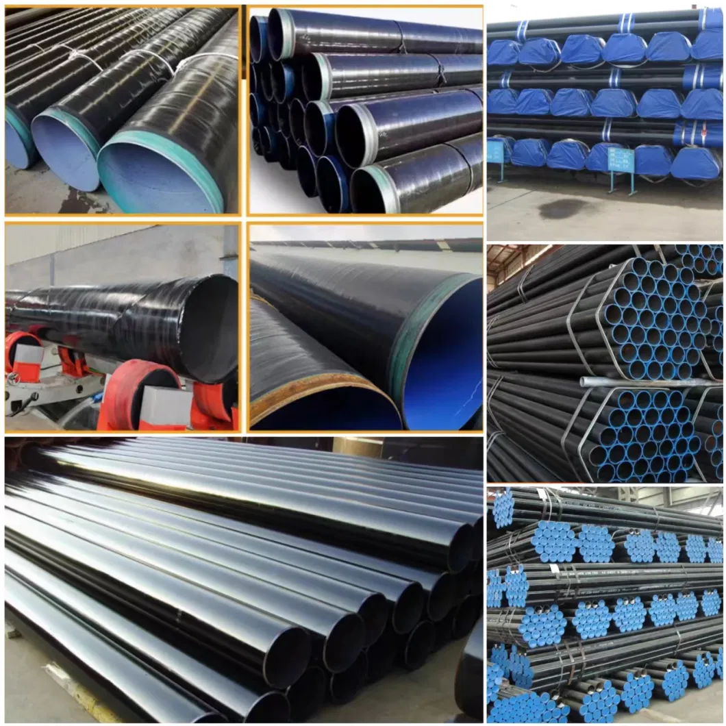 ASTM A36 Large Diameter 3PE Spiral Anti Corrosion Welded Tube Carbon Steel Pipe for Oil and Gas