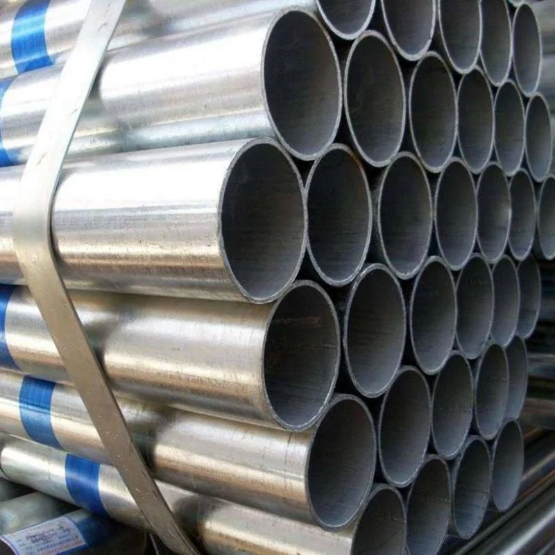 Gi Welded Tube BS 1387 ASTM A53 A500 Sch40 60 80 Ms Mild Welding Steel Tube Black ERW Hot DIP Zinc Coating Q235 Round Carbon Iron Pre Galvanized Steel Pipe