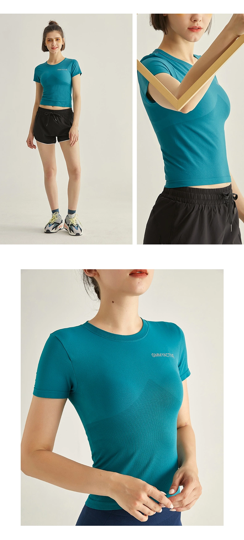 Short Sleeve Lightweighted Sports Athletic Running Workout Hiking Top Tee