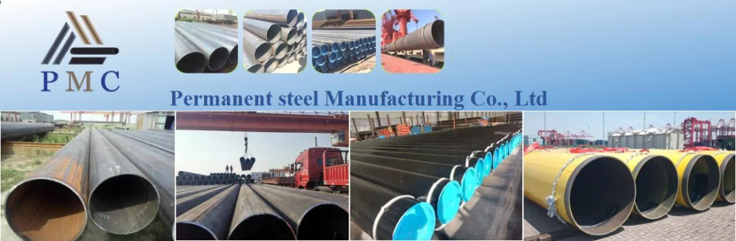 PMC Factory ERW Pipe Carbon Steel Pipe API 5L ASTM A53 ASTM A252 ERW Welded Pipe