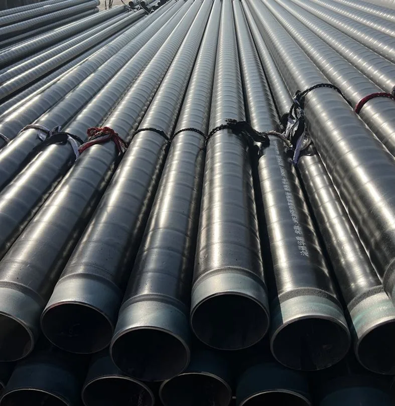 Customized 3PE Anticorrosive Steel Pipe Water Supply Pipe with Anticorrosive Steel Pipe Large Diameter Spiral Steel Pipe