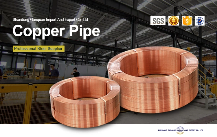 3/8&quot; Copper Coil R410A 15m 20m Per Roll or as Customized Copper Pipe