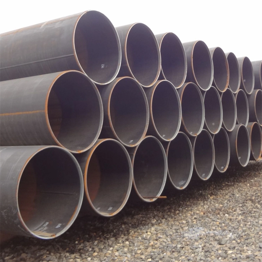 Carbon Steel ERW API 5CT X52 X60 ASTM A106b/ API5l/API 5CT 8&quot;-60&quot; X52 X65 X70 X80 Black Ms Mild LSAW Steel Tubes and Pipes