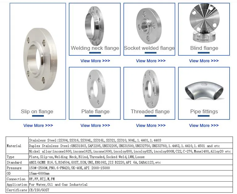 Flange En1092 ASME B16.5 BS4504 As2129 SABS 1123 DIN2501 DIN2673 Pn10 Pn16 A105 Blind Mild Steel Plate Back Ring Carbon Steel Plate Flange