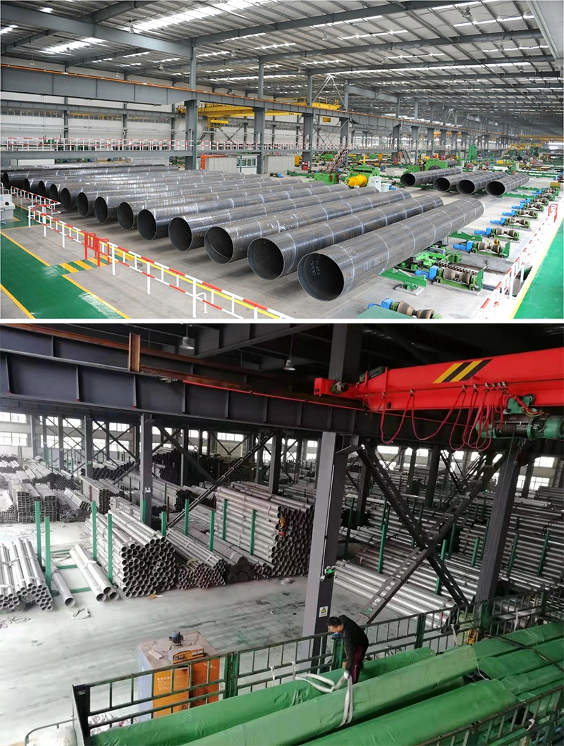 SSAW ASTM A252 Standard Carbon Spiral Steel Tube Welded Pipes for Bridge Port Constructions