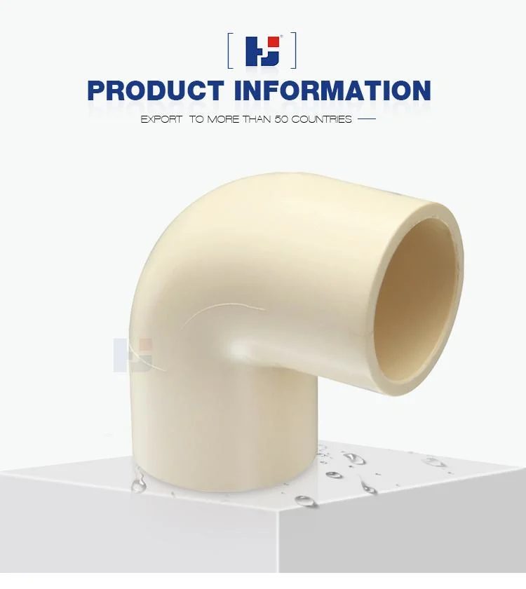 NSF Proved High Quality PVC ASTM D2846 Plastic 90deg CPVC Pipe Fitting