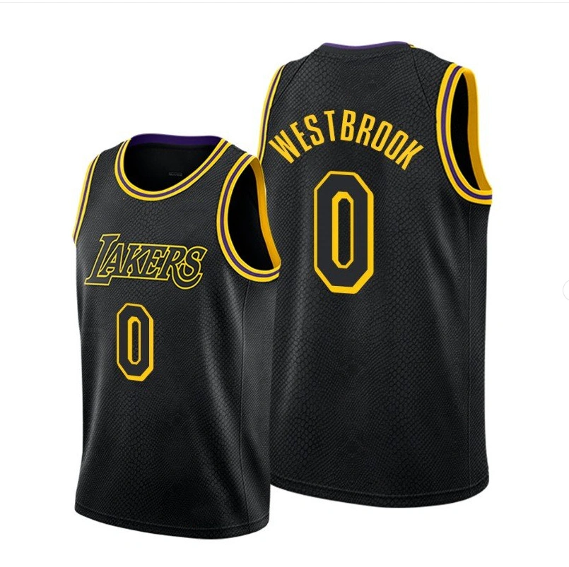 Different Colors Los Angeles Lakers #0 Westbrook Edition Shirt