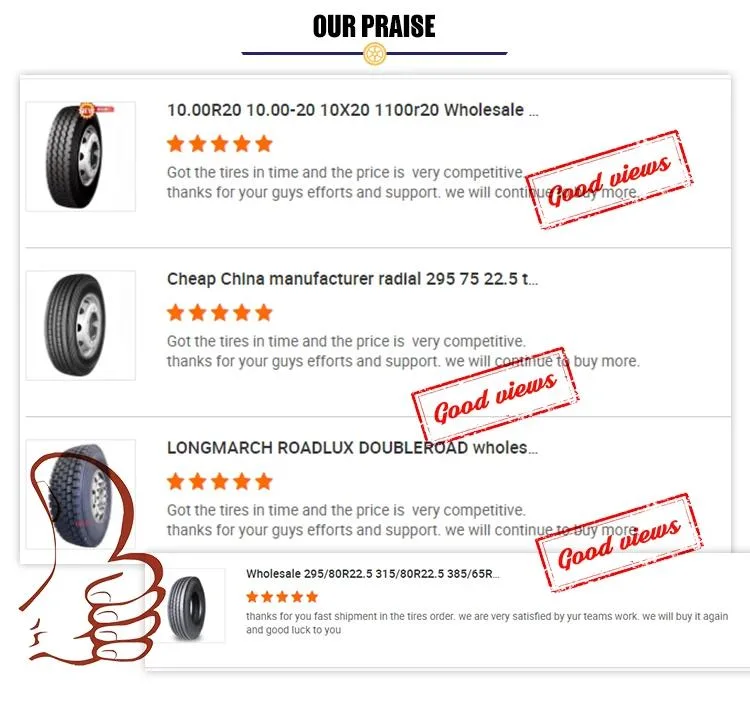 Best Chinese Brand Truck Tire Trailer Tubeless Tyre Manufacturers 11r 22.5 315 80 22.5 315 70r22.5