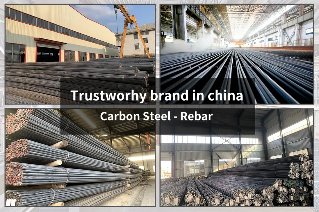 Iron Deformed Steel Bar Rod Grade 60 Ss400 S355 HRB335 HRB400 HRB500 Hot Rolled Steel Rebar