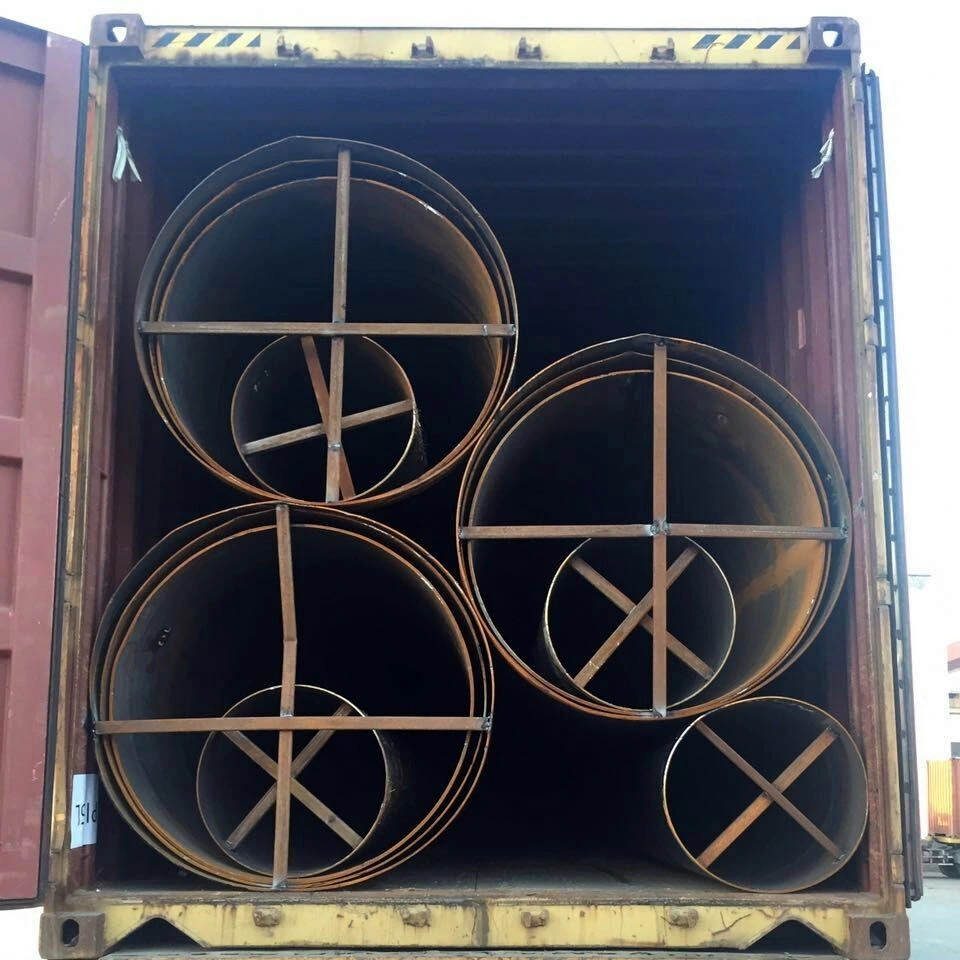 36 Inch Large Diameter Galvanized Steel Pipe, SSAW Spiral Welded Carbon Steel Tubes for Drinking Water Transmission