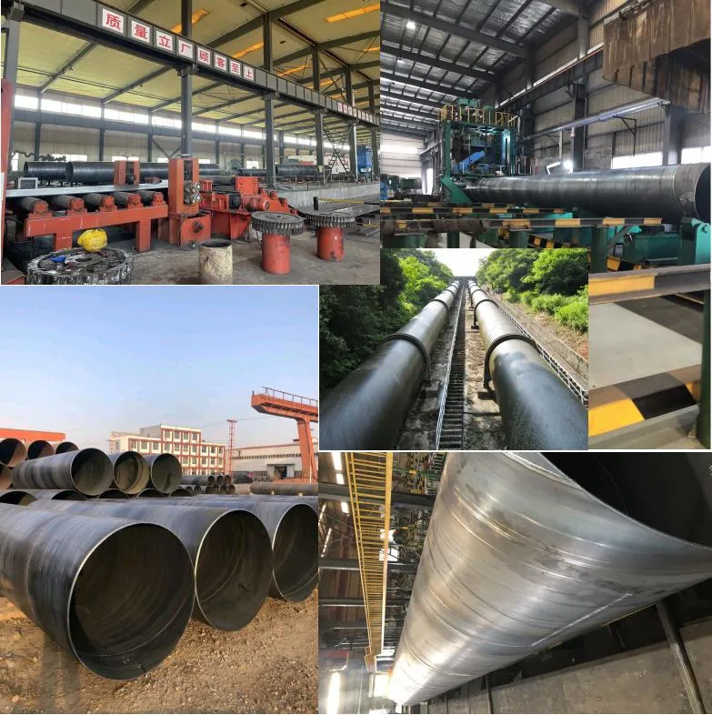 High Quantity X65 Hot Rolled Large Size SSAW Welded Steel Pipe in Sock