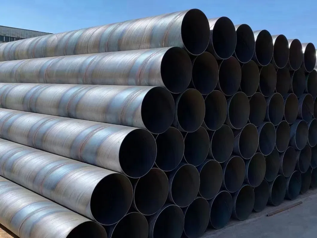 High Quality Q235 Q345 API X52 ERW SAE 1020 1000mm LSAW SSAW Large Diameter Spiral Welded Seamless Steel Pipe Tubes