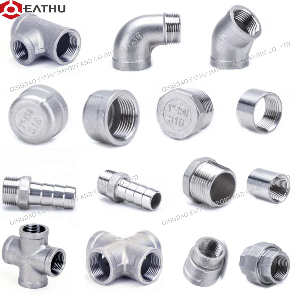 Factory Supply Hight Quality 150lbs Stainless Steel NPT BSPT Threaded Screwed Male Female Pipe Fitting