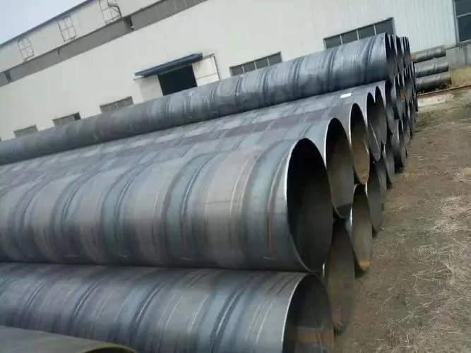 Water Gas Transport Large Size 508mm 610mm SSAW Spiral Welded Carbon Steel Pipe