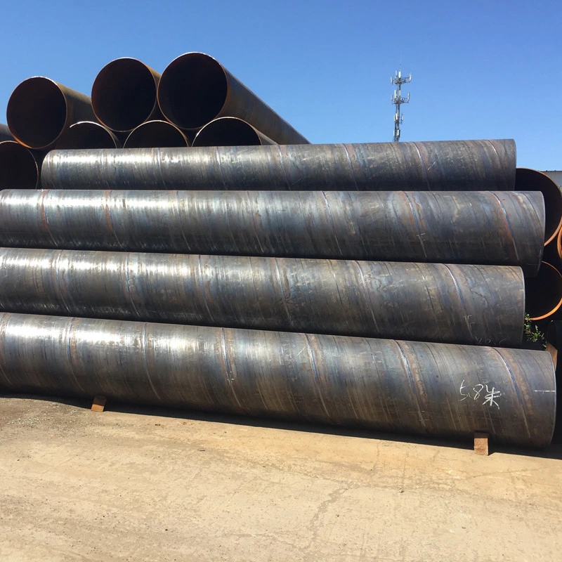 SSAW ASTM A252 Standard Carbon Spiral Steel Tube Welded Pipes for Bridge Port Constructions