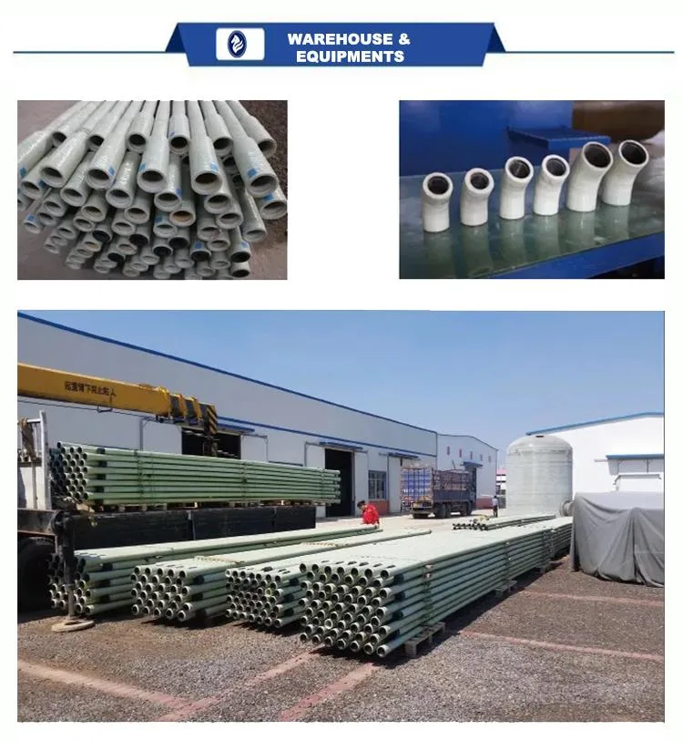 API 15hr Connection Fiberglass Pipe Systems Tube for Oil and Gas Well