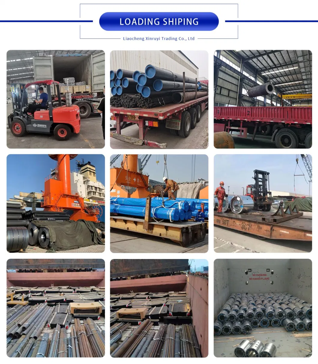 Geological Drilling Steel Pipe API5l, Gr. a&B/X42/X46/X52/X56/X60/X65/X70/X80/ASTM A53gr. a&B/SA516 Tunneling Self Drilling Tunnel Grouting Steel Pipe