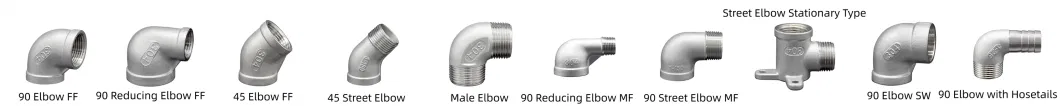 Stainless Steel Elbow 90 Degree FF