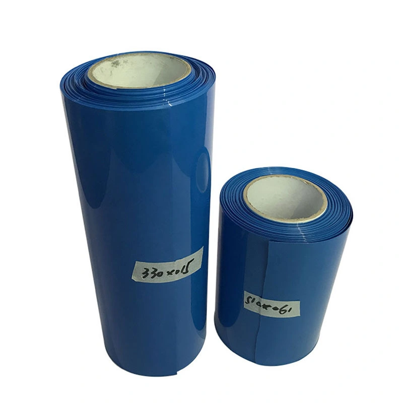 Pipe Insulation Tube Sleeve Printing Film Blue PVC Heat Shrink Tubing for Lithium Battery Pack