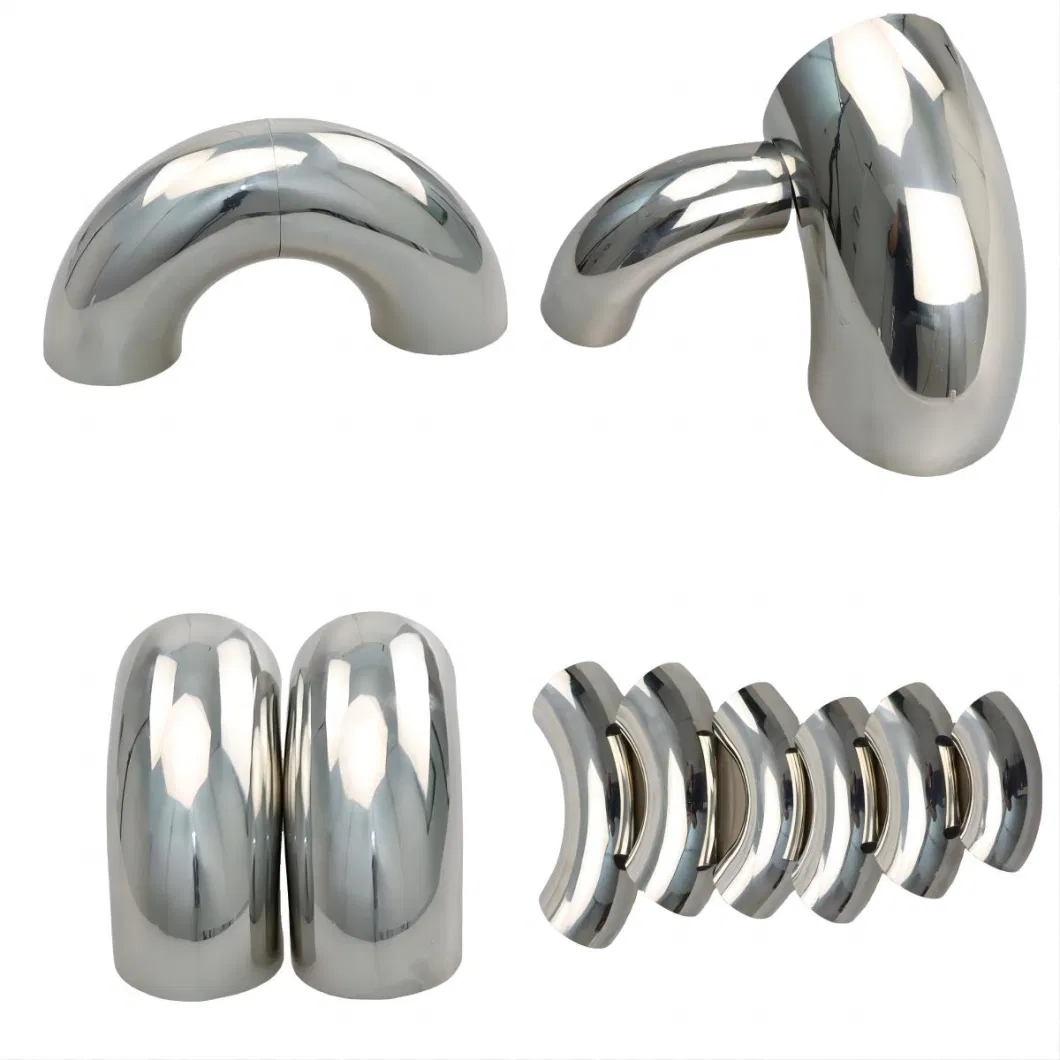 45 Degree 90 Degree SS304/316 Stainless Steel Butt Welding Elbows for Pipe Fitting