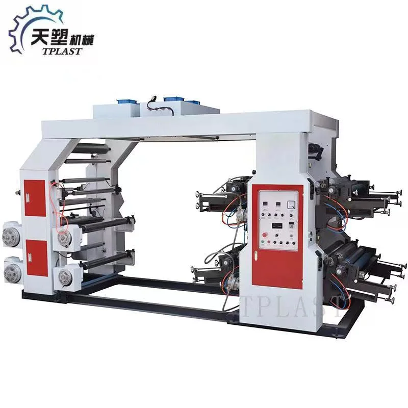 Automatic 4 Color Non Woven Bag Flexography Printing Machine Price