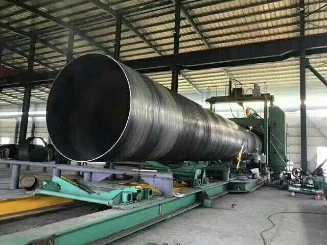 3PE Large Diameter API 5L Grade B Spiral Welded Steel Pipe for Liquid Transmission and Hydraulic Pipeline