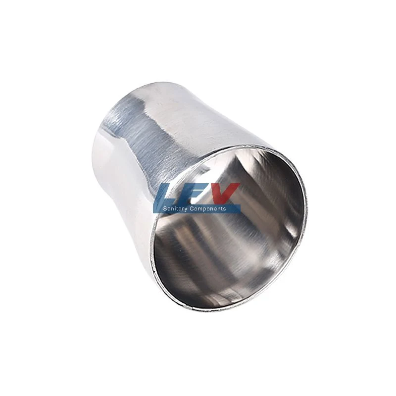 Sanitary SS304 SS316L Food Grade Stainless Steel Eccentric / Concentric Pipe Reducer