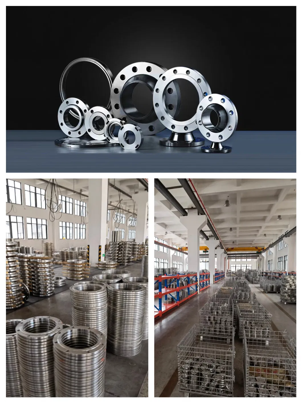 Stainless Steel ASME A105/ANSI B16.5 Casting/Forged Flat Face Welding Neck Flange