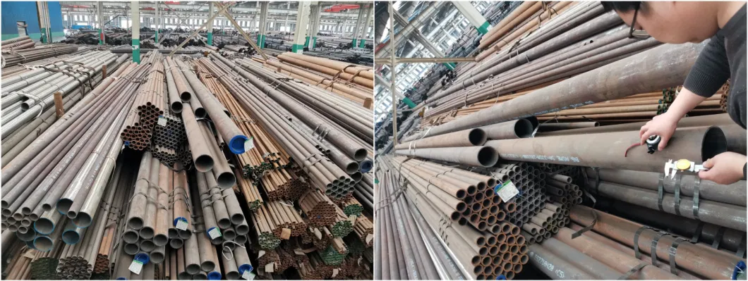 Pipe Supplier Raw Material SAE 1020 1045 Seamless Steel Pipe for Hot Rolled Carbon Alloy Large Diameter Thick Wall Sch40 Sch80 Seamless Fluid Fire Boiler Pipe