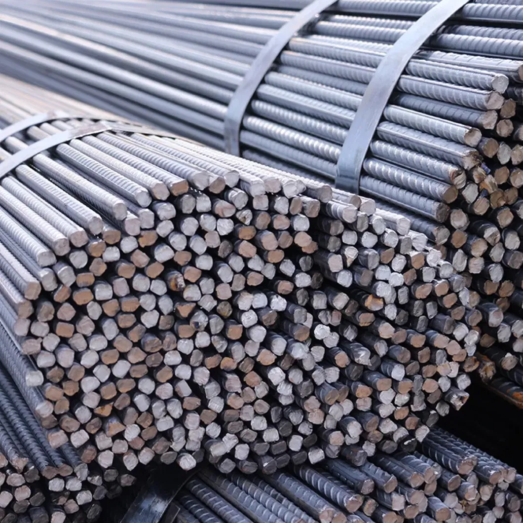 Iron Deformed Steel Bar Rod Grade 60 Ss400 S355 HRB335 HRB400 HRB500 Hot Rolled Steel Rebar