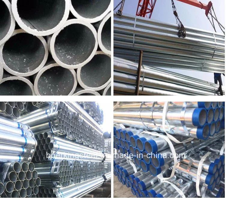 Pre Galvanized Steel Hollow Section Zinc Cotating 40-60 GM /Sqm